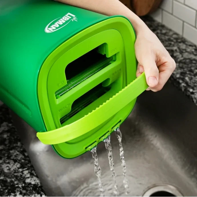 Libman Rinse N Wring Flat Mop System with Microfiber Pad