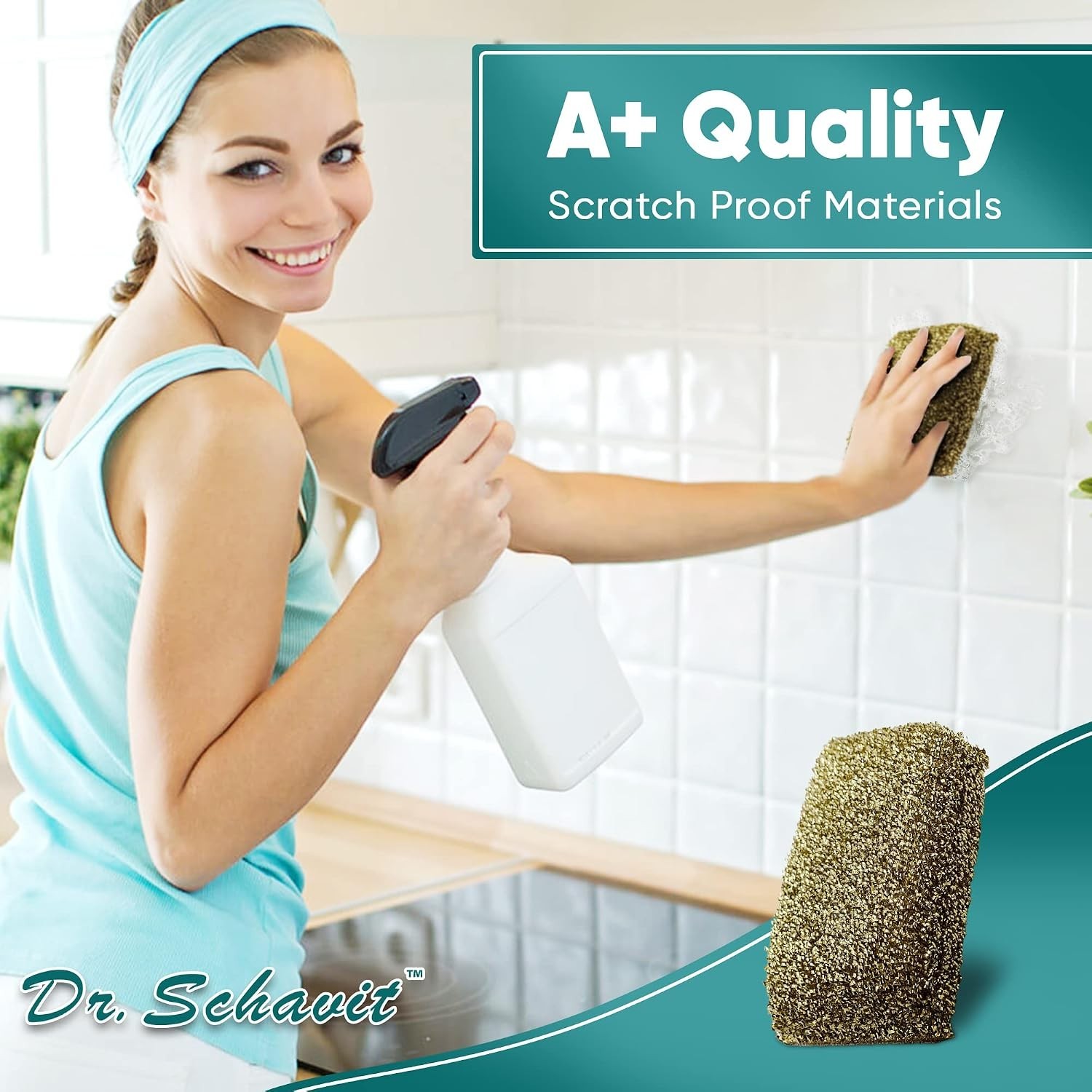 Perfect Scour 2 Pack Scrub Sponges for Kitchen – Multipurpose Non-Scratch Spo…