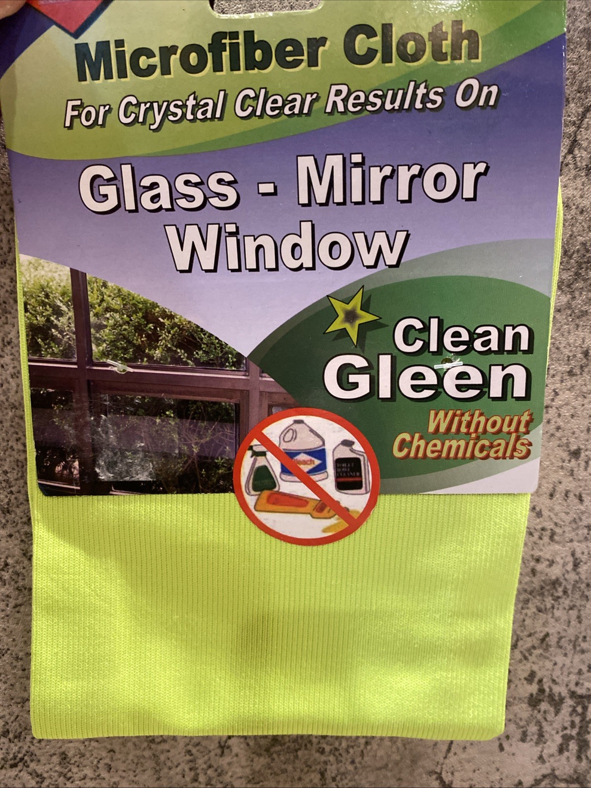 Clean Gleen Microfiber Kloth for cleaning glass/mirror/windows-Eagle Home