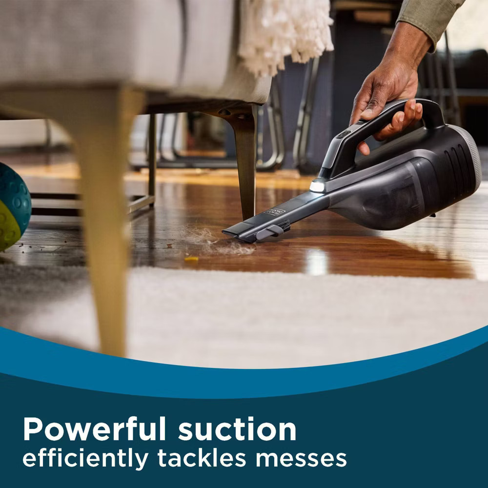 BLACK+DECKER Dustbuster Reveal Cordless Handheld Vacuum Black