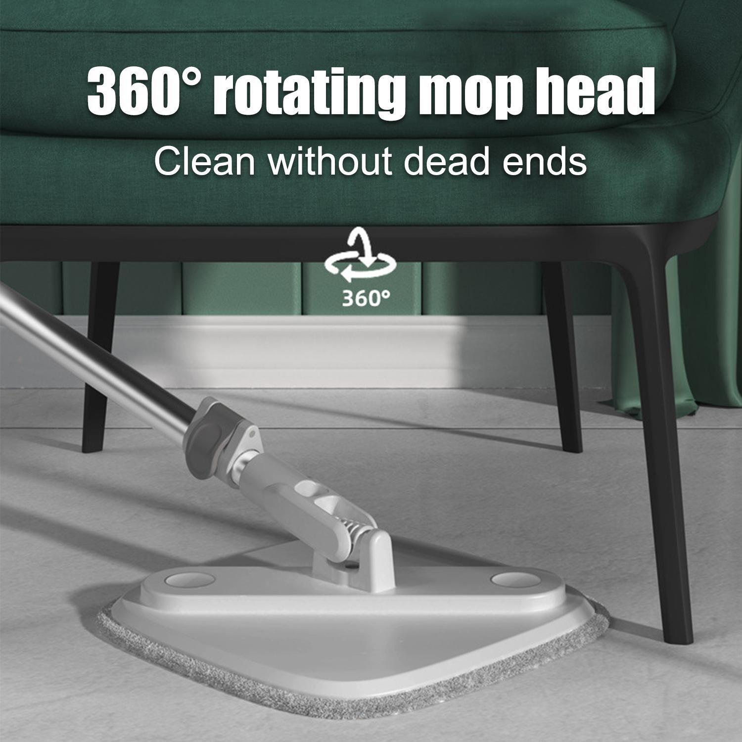 Spin Mop and Bucket System, Includes Spin Mop, Dual Compartment Mop Bucket fas