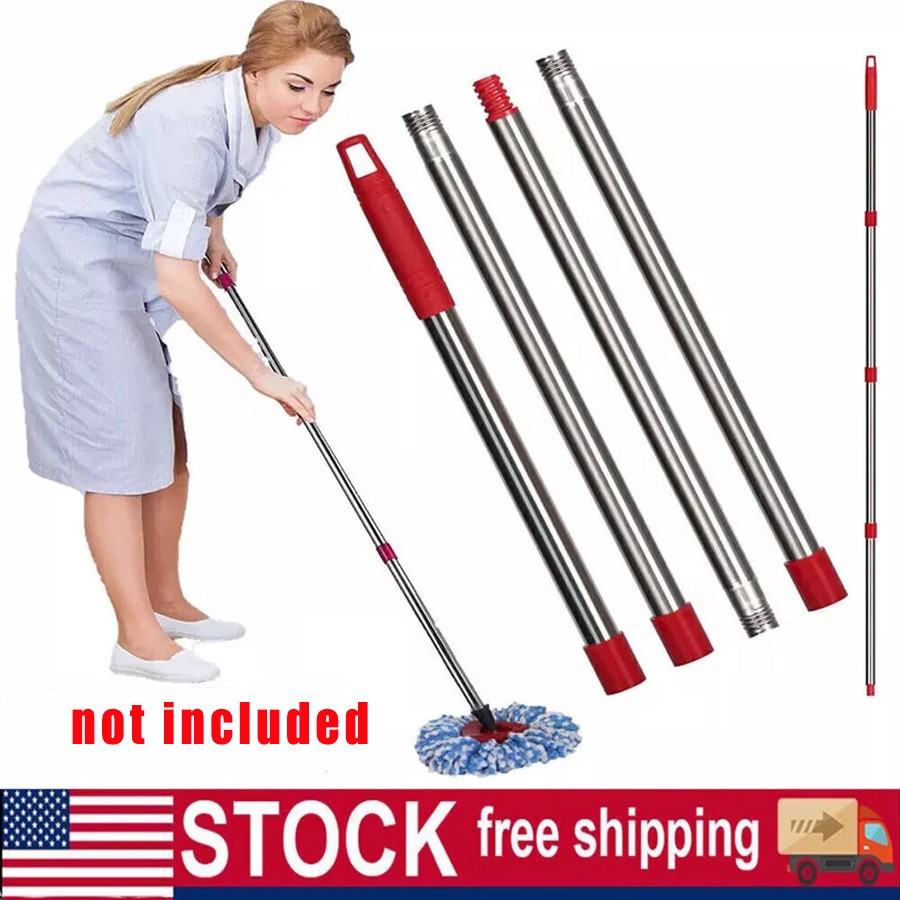 Spin Mop Replacement Handle for O-Cedar, 4-Section 30″ Germany Threaded Joint