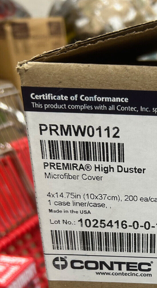 20x Contec Premira High Duster PRMW0112 Microfiber Covers 4″ x 15″ sleeves