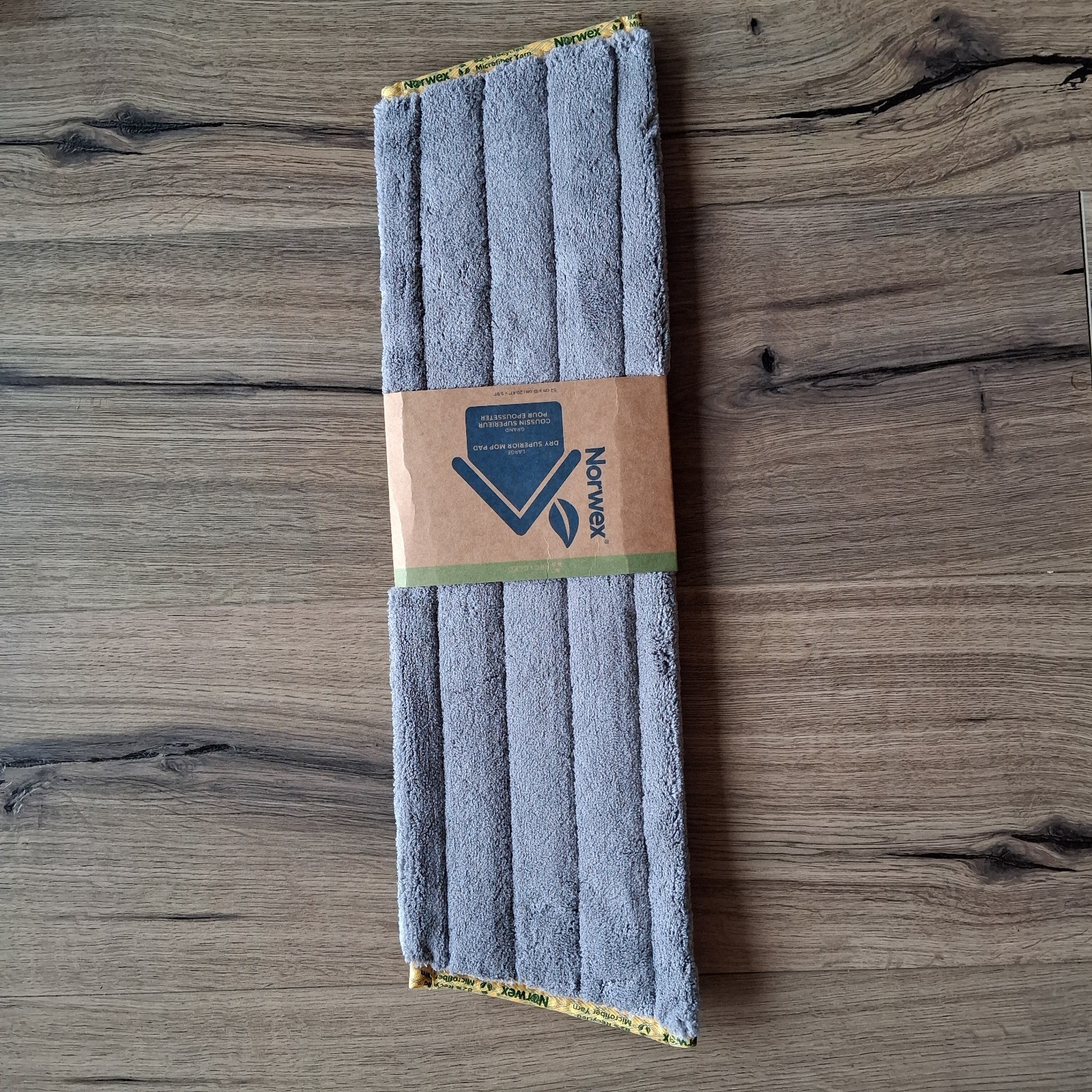NEW Norwex Superior Mop System | Black/Graphite | 2 Pads (Wet & Dry)