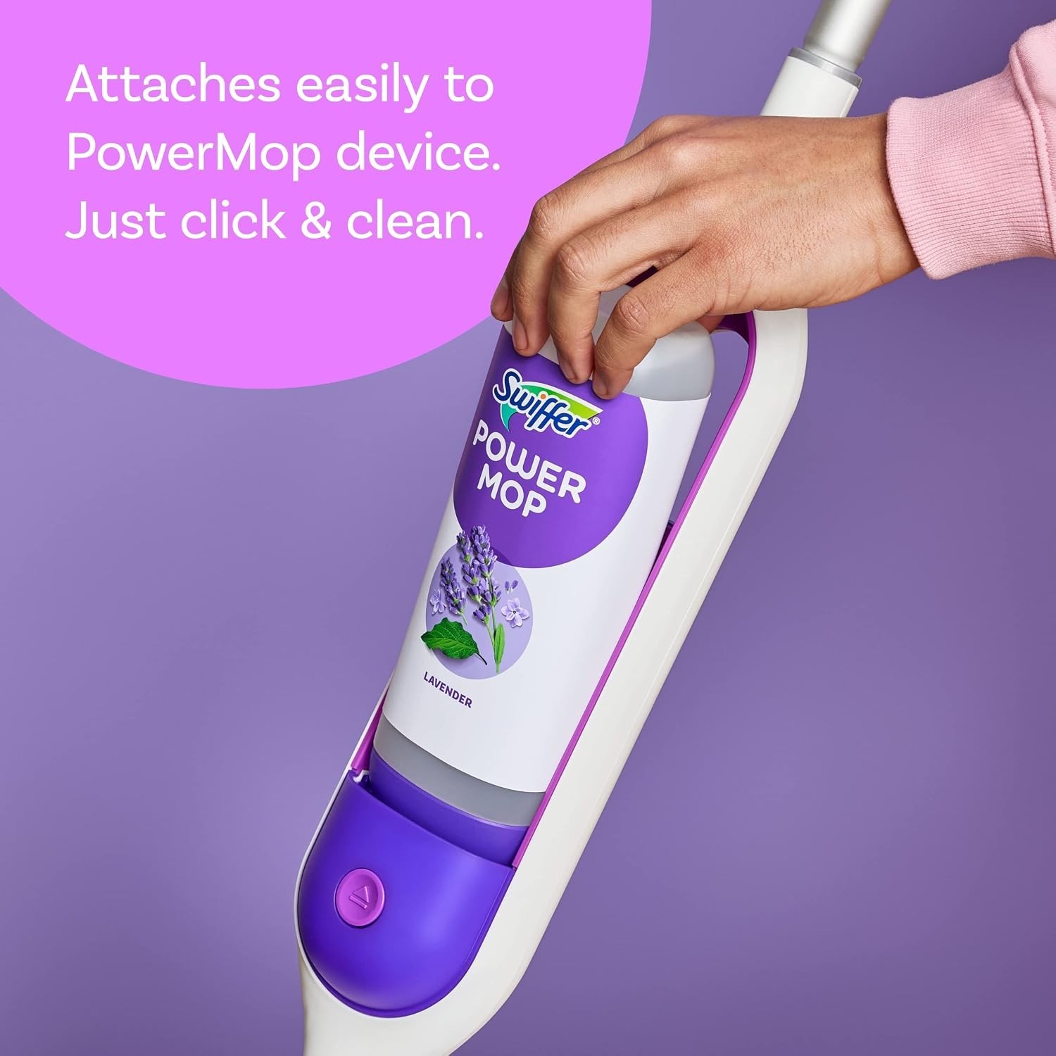 Swiffer Power Mop Refill Solution, Floor Cleaner for Mopping Tile, Vinyl, Lamina