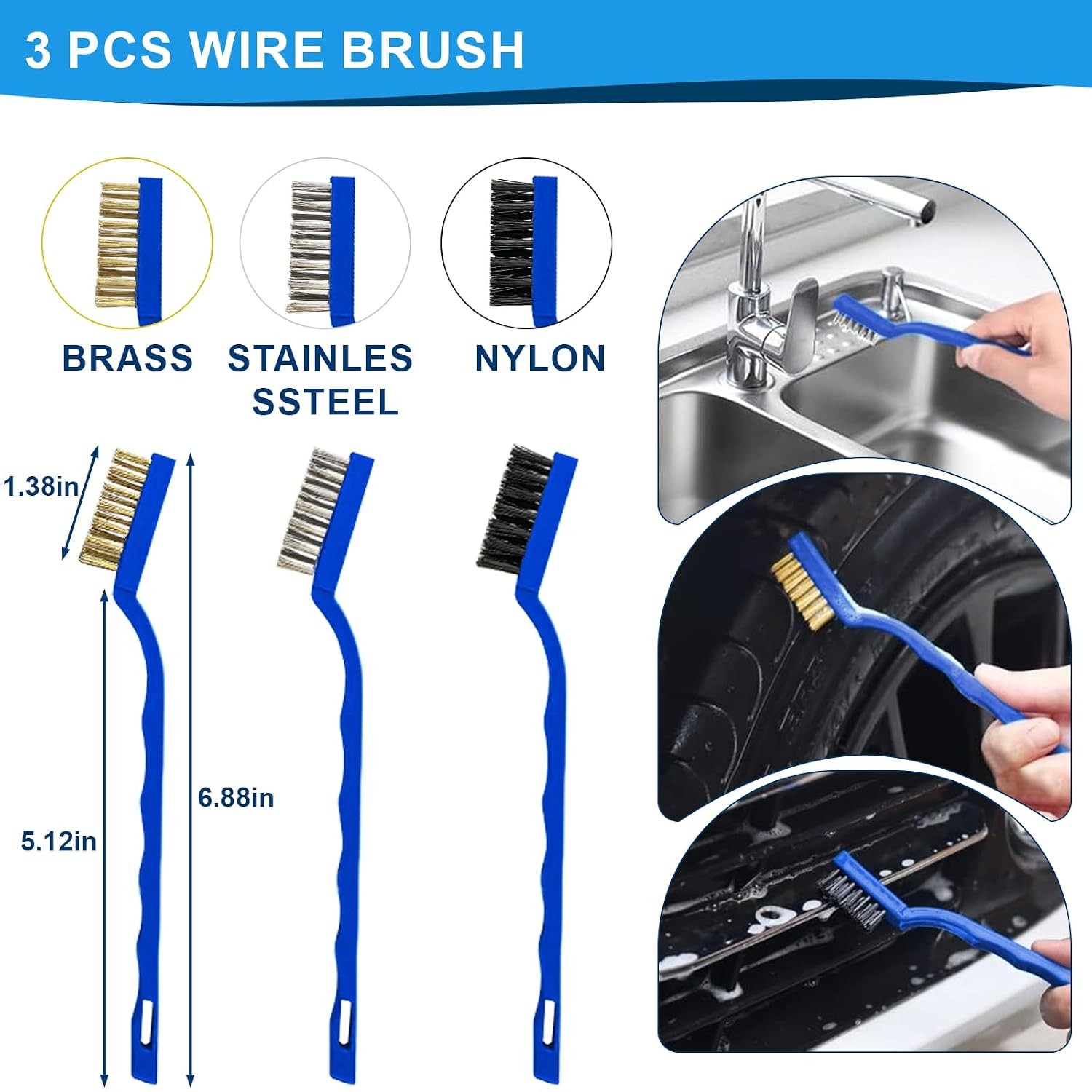 26PCS Car Detailing Kit, Car Detailing Brush Set, Car Cleaning Kit, Auto Detaili