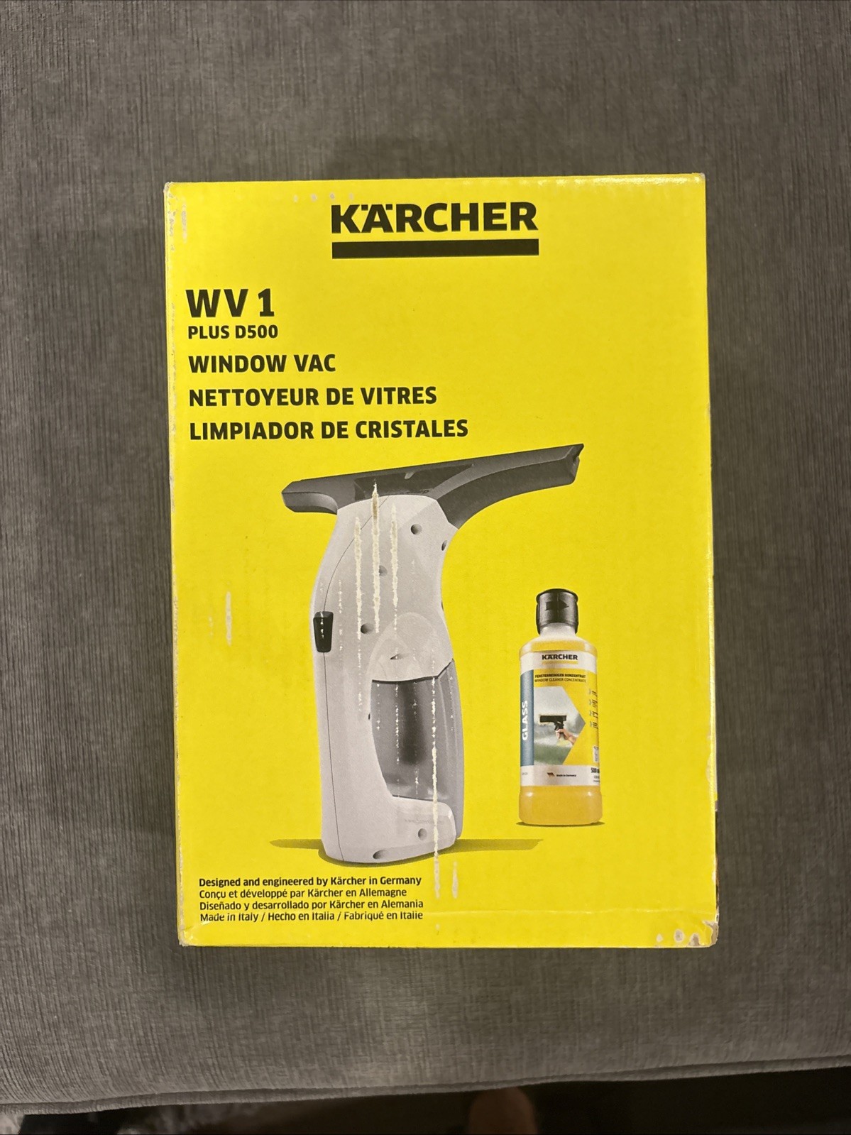 Karcher WV 1 Plus D500 Window Vacuum Squeegee for Shower Mirror Countertop New