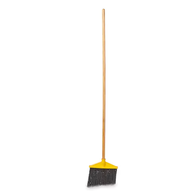 Rubbermaid Commercial 10-in Poly fiber Multi-surface Angle Upright Broom