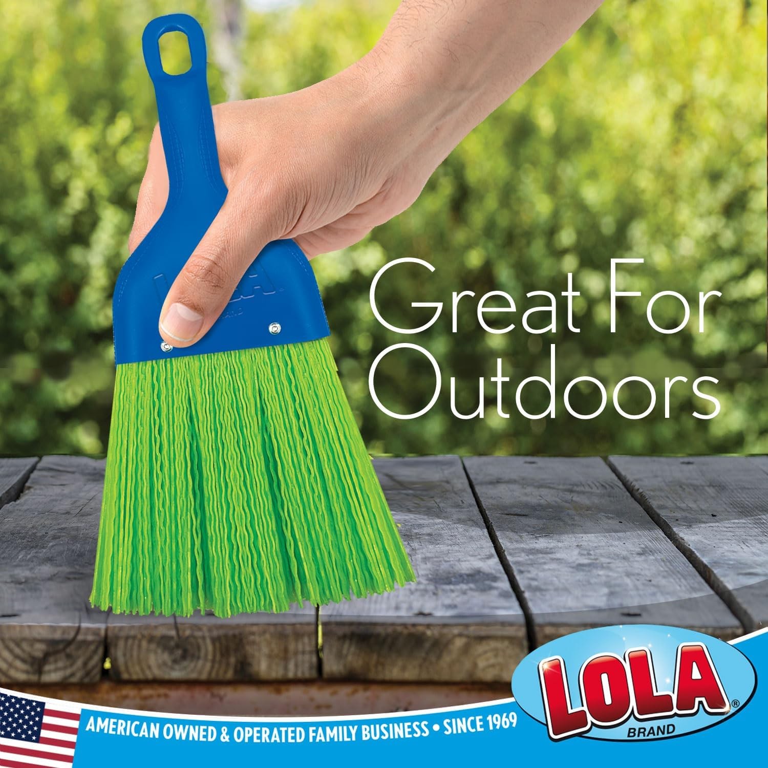 Heavy Duty Whisk Broom, Hand Brush, Durable Bristles, Whisks Away Dirt & Debris,