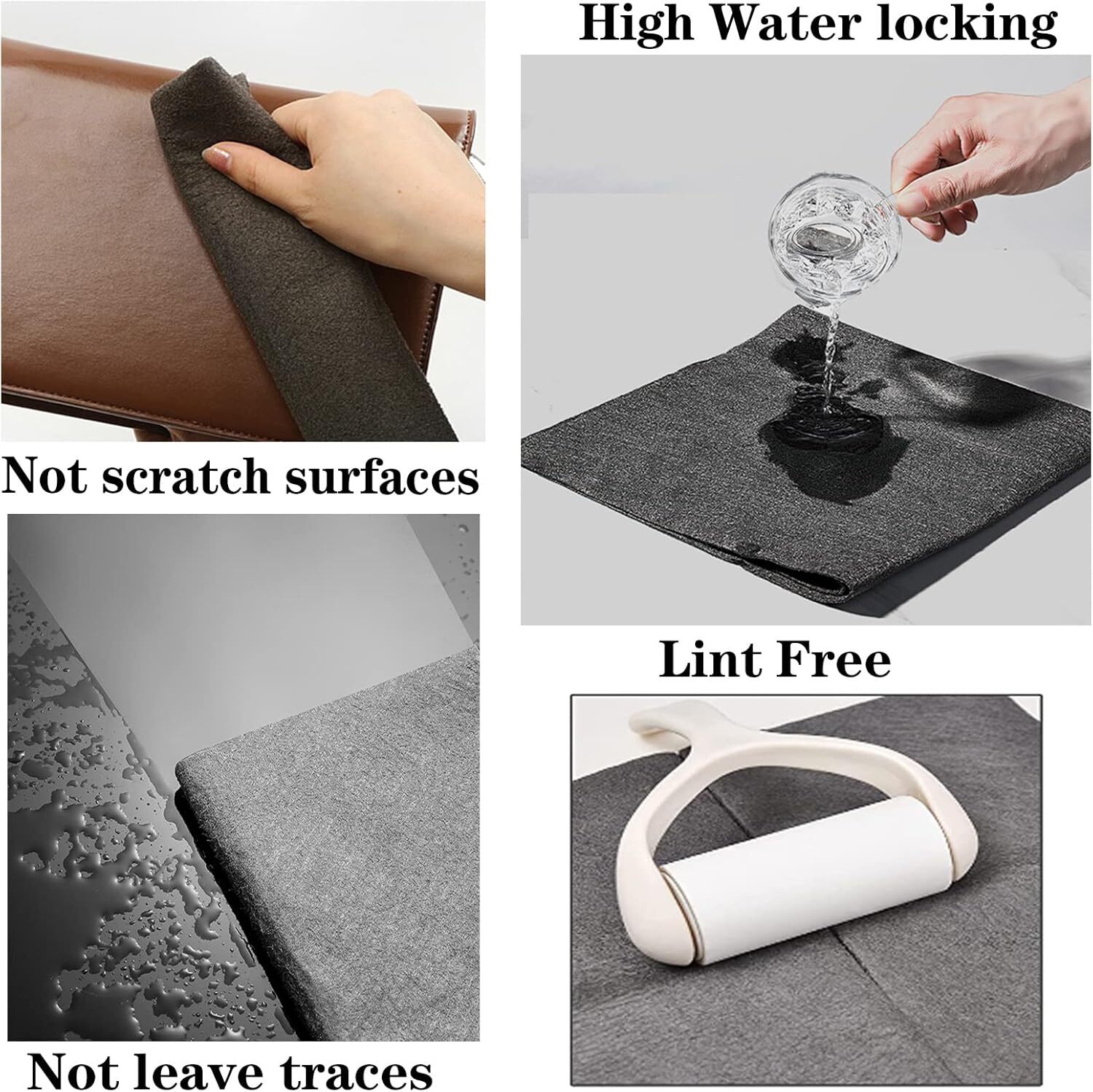 10X Thickened Magic Cleaning Cloth Streak Free Microfiber Cleaning Rag Reusable.