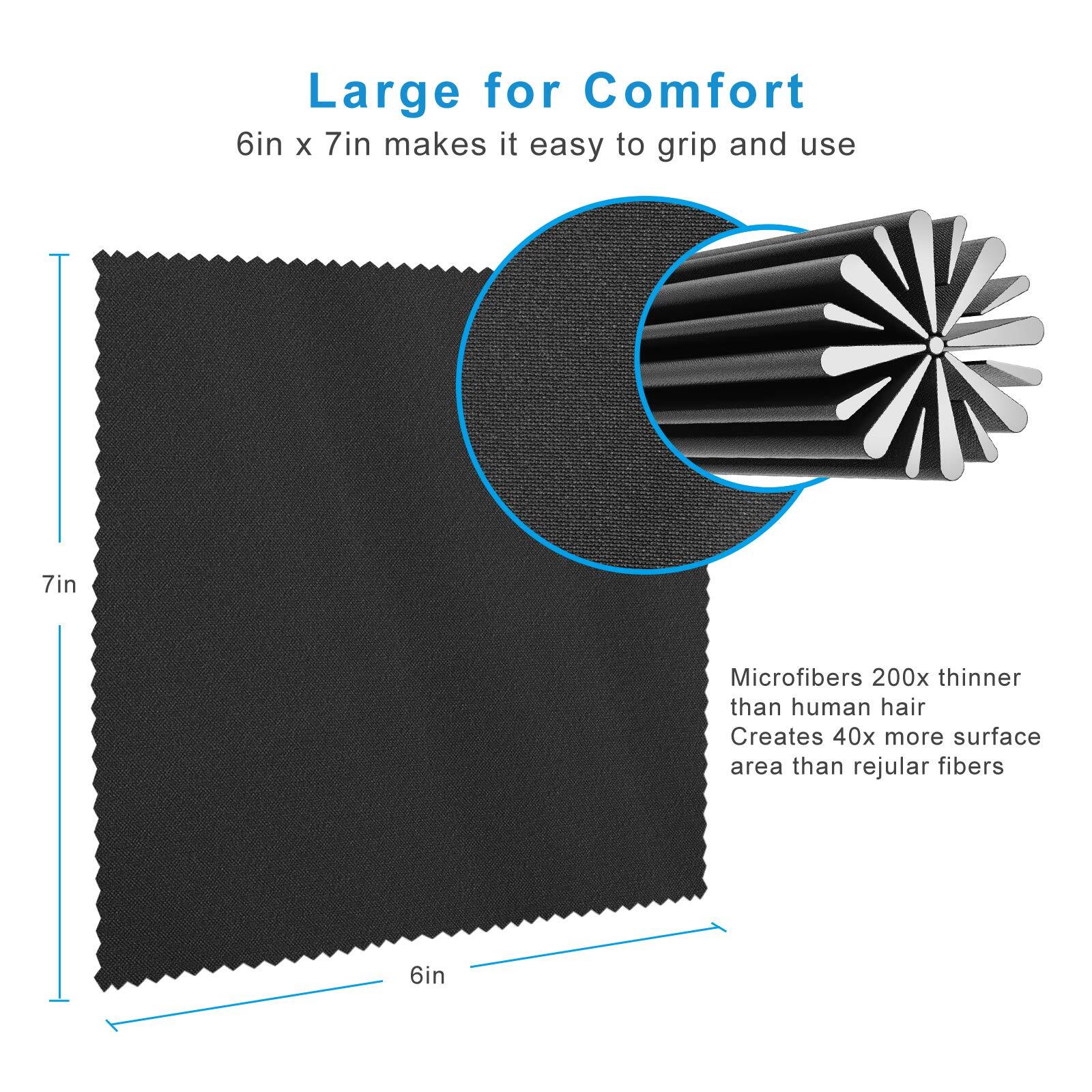 18 Pack Premium Microfiber Cleaning Cloths Lintfree Fiber Cleaning Cloth for …
