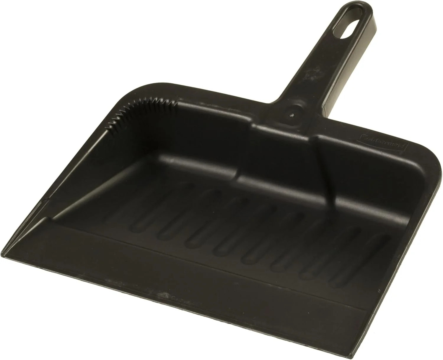 Heavy-Duty Dust Pan, Durable Plastic, Charcoal, Ideal for Industrial/Professiona