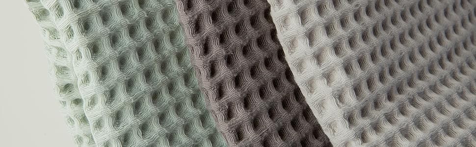 Waffle Cotton Bath Towels-100% Turkish Cotton, Quick Dry, Ultra Soft, Premium