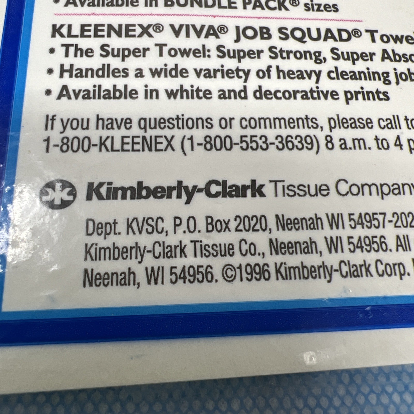 Kleenex VIVA Reusable Scrub Cloths 6 Pack 1996 Made In USA Lot Of 2