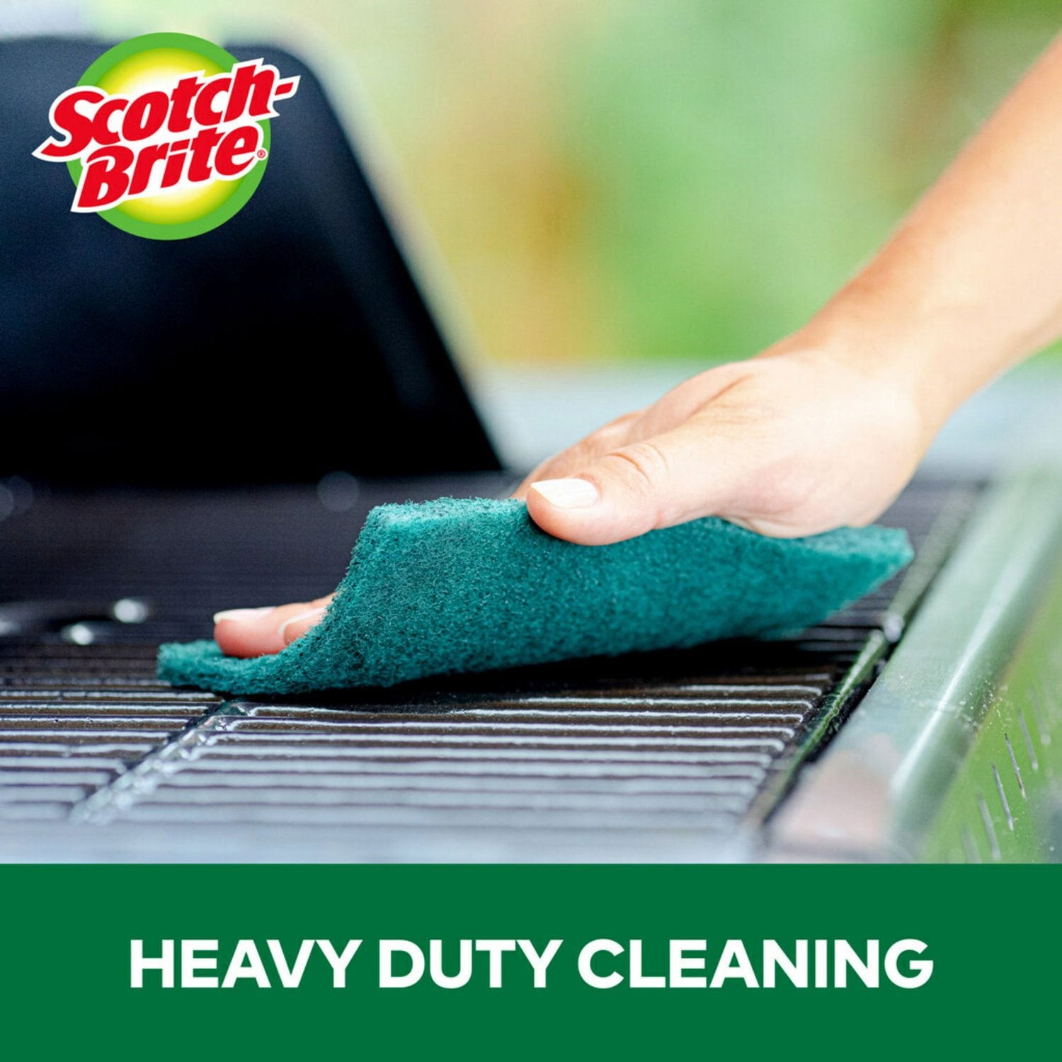 Scotch-Brite Heavy Duty Industrial Scour Pads – 20 Count Pack – Commercial Clean