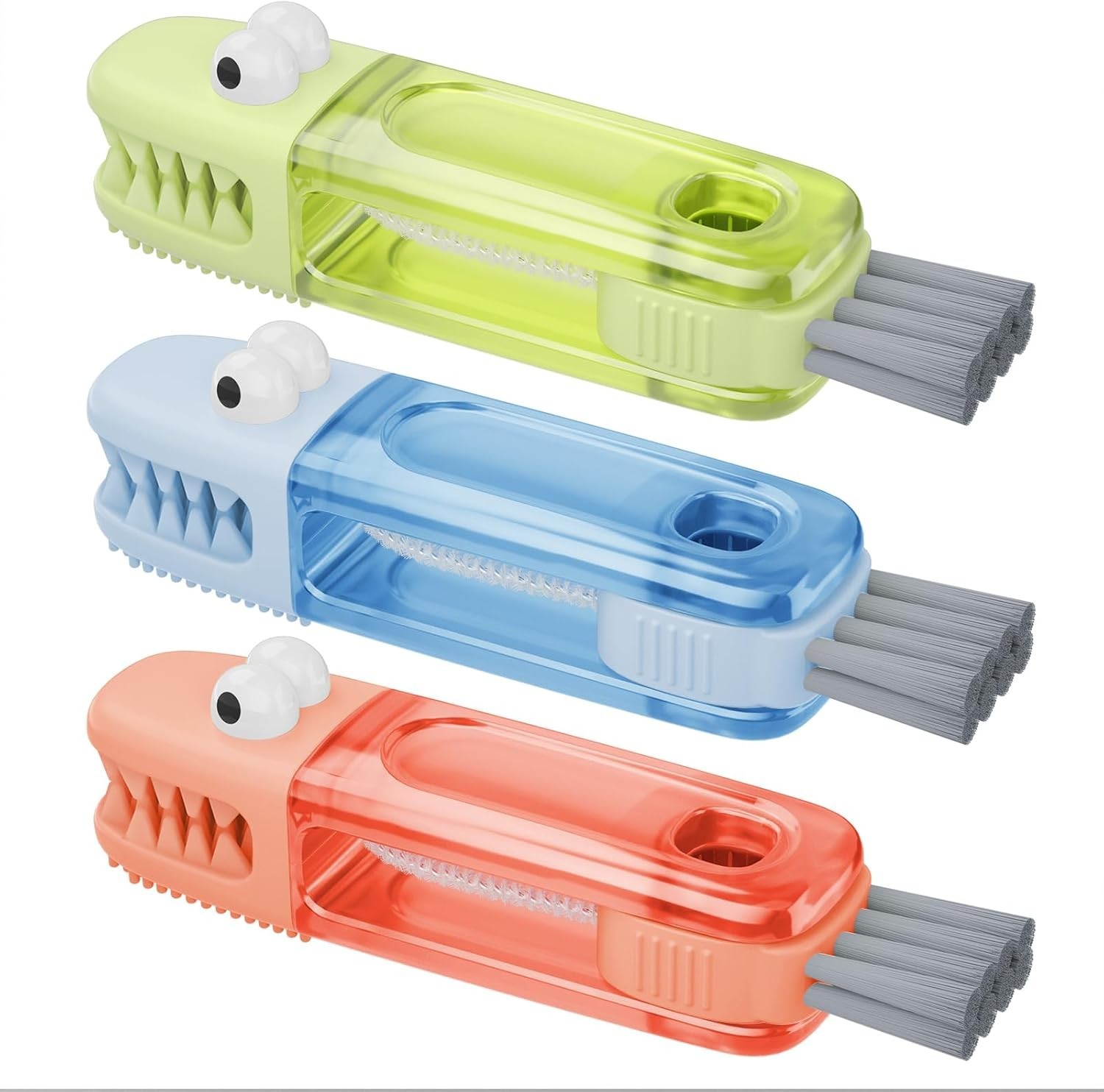 3 in 1 Cup Lid Gap Cleaning Brush Set Multifunctional Bottle Cleaner