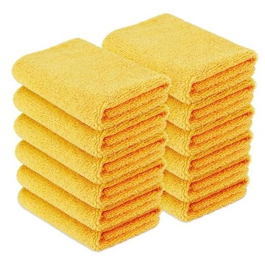Microfiber Car Drying Towels, Highly Absorbent, Lint Free, Scratch 12 Pack