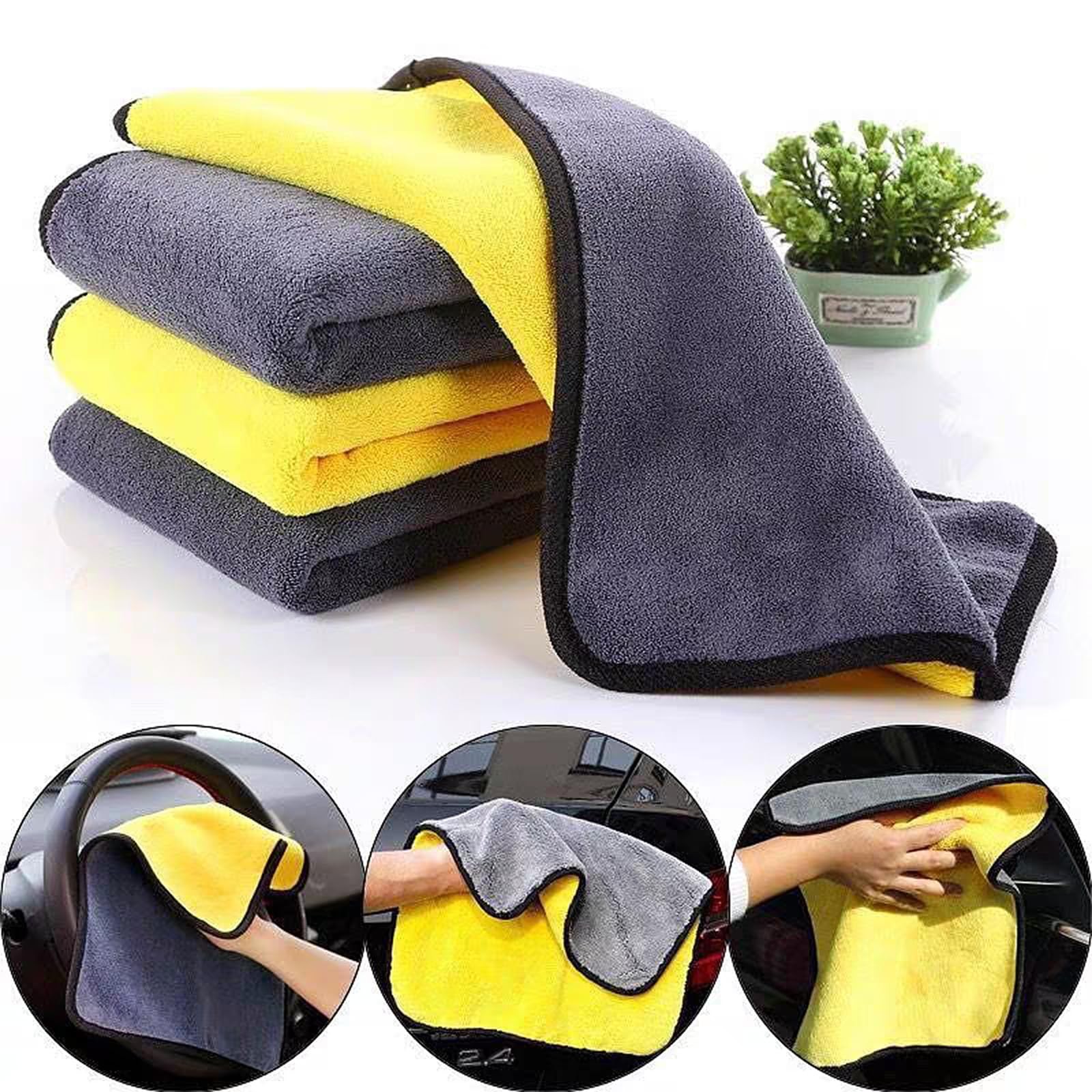 10 Pack Premium Microfiber Towels Coral velvet Washing and Detailing Towels