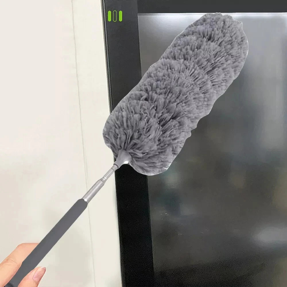 Extendable Feather Cleaning Duster Telescopic Dust Brush Long Reach Handle