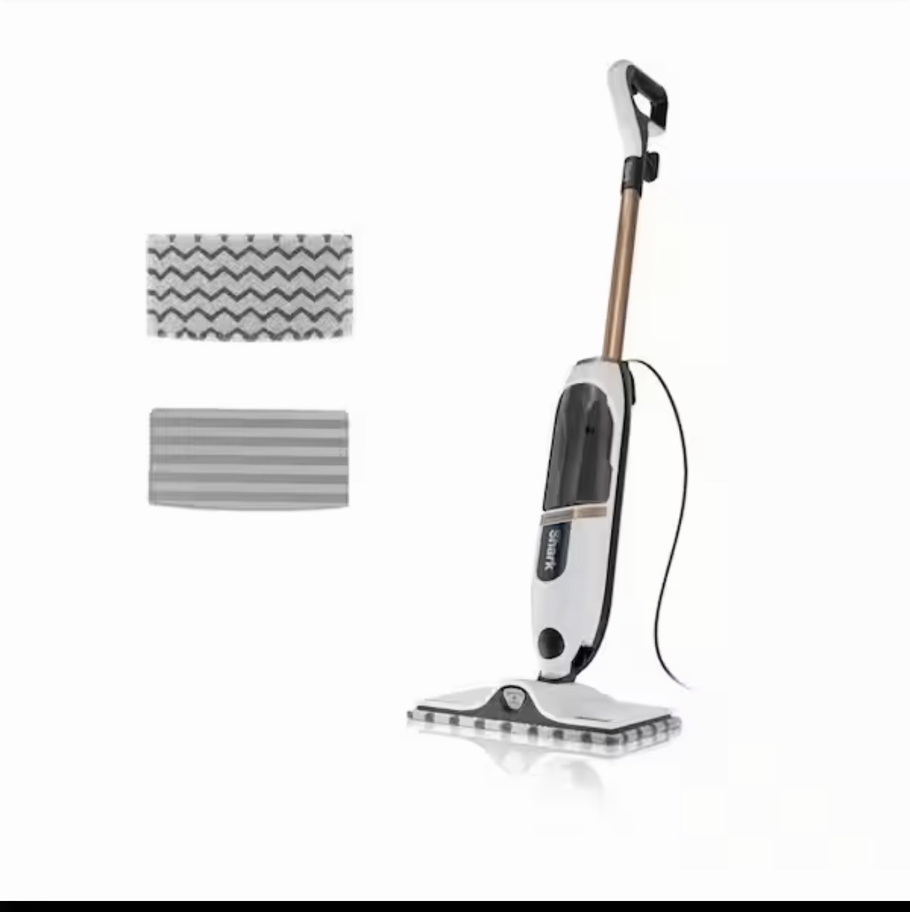 Shark SteamSpot Corded Steam Mop with XL Tank and Washable Pads White S2001