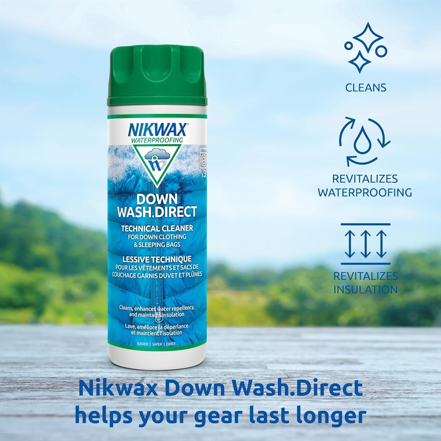 Nikwax Down Wash 10 Fl Oz (Pack of 1), One Color