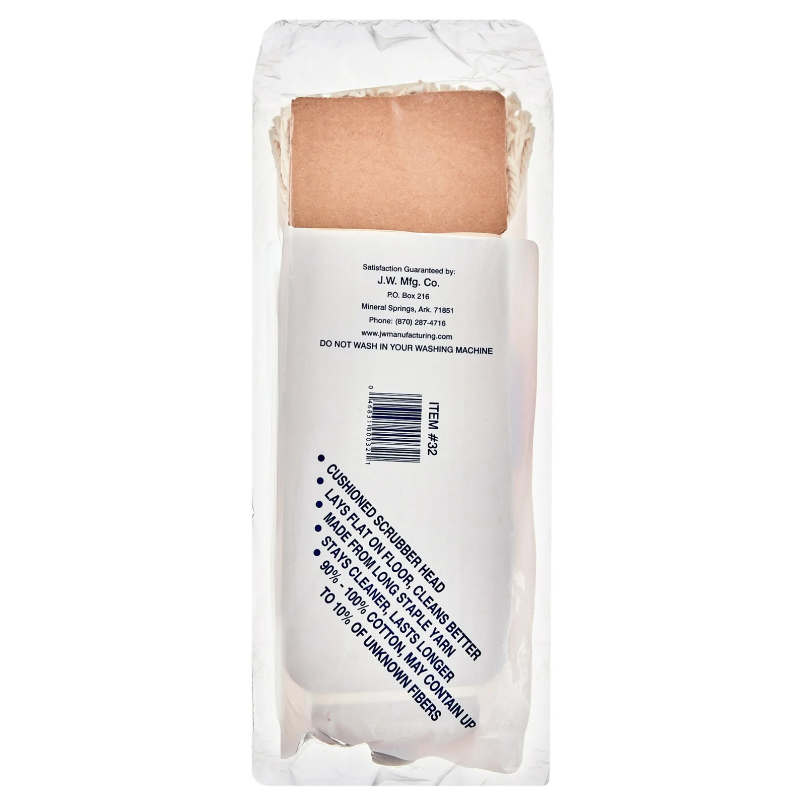 2 Pack Cushion Head Cotton Mop Replacement Head 1 Head