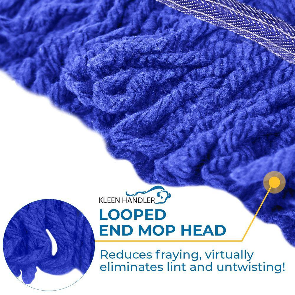 5 In. Loop End Commercial String Mop Blended Mop Head Replacement Refill 32 Oz.