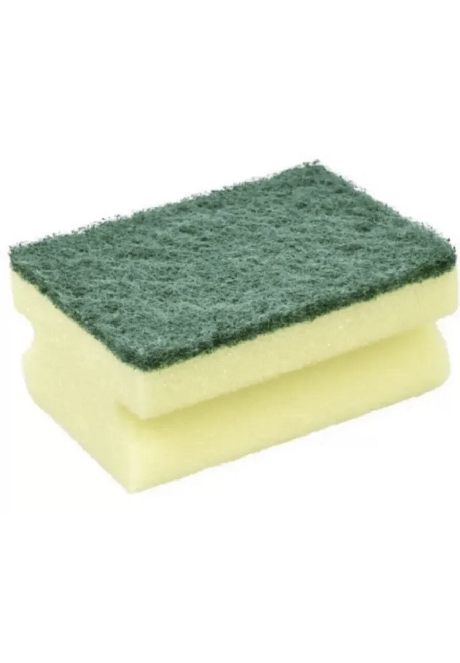 24 Scrub Buddies Nail Guard Sponges (6 in pack ) Yellow Green Sponge BestSeller