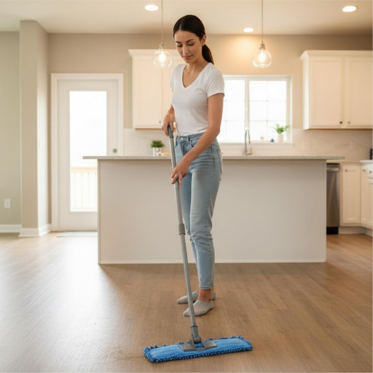 High-Quality Microfiber Mop Pads – 18″x6″ Reusable for Home & Commercial Use