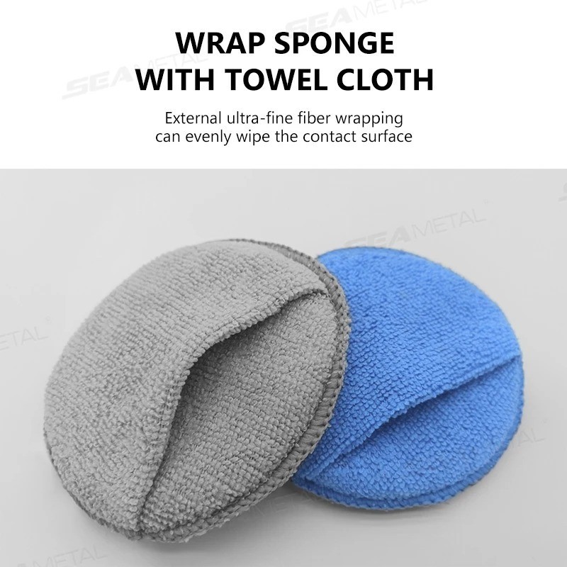 Car Detailing Applicator Pads Car Care Waxing Polishing Microfiber magic Sponges