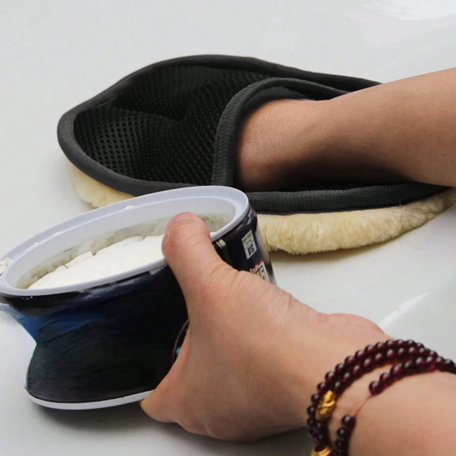 Auto Car Washing Glove Microfiber Woolen Soft Cleaning Glove For Car Polishing