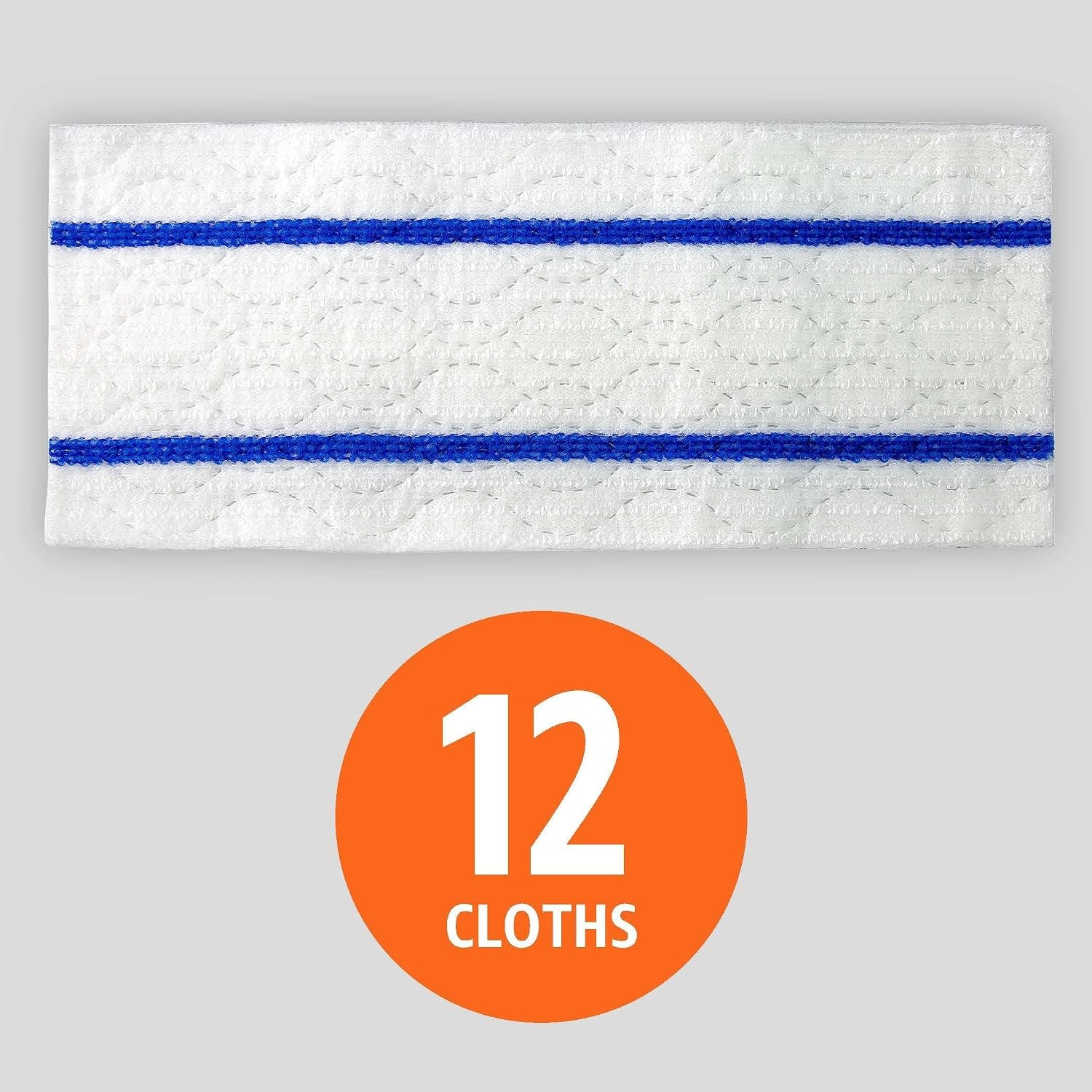 Wet Mopping Cloth Refills, Floor Cleaning, Fresh Scent, 12 Count (Fits Swiffer