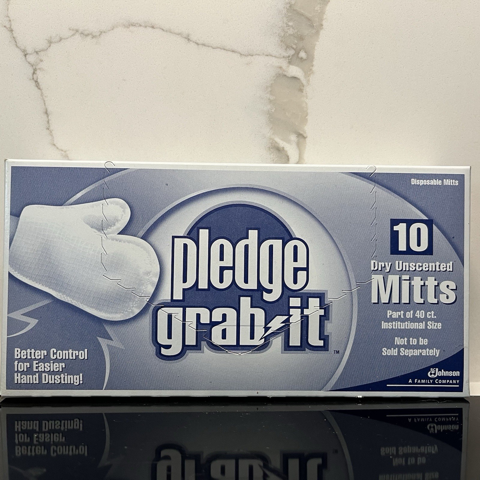 New Pledge Grab It Disposable Mitts Dry Unscented 10ct Dusting Grab-it Japan 10