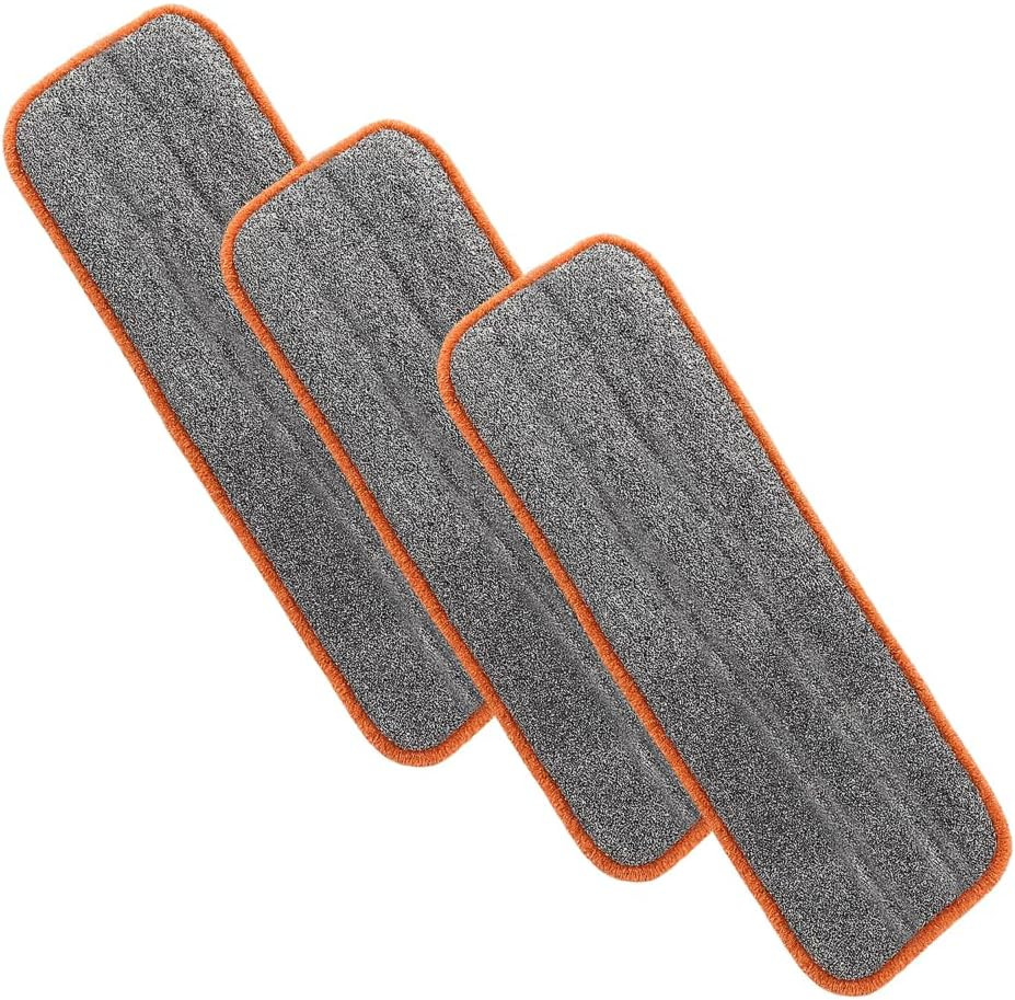 Microfiber Mopping Pad, 8 X 4.5 Inch Reusable Washable Mop Replacement Pad, Stre
