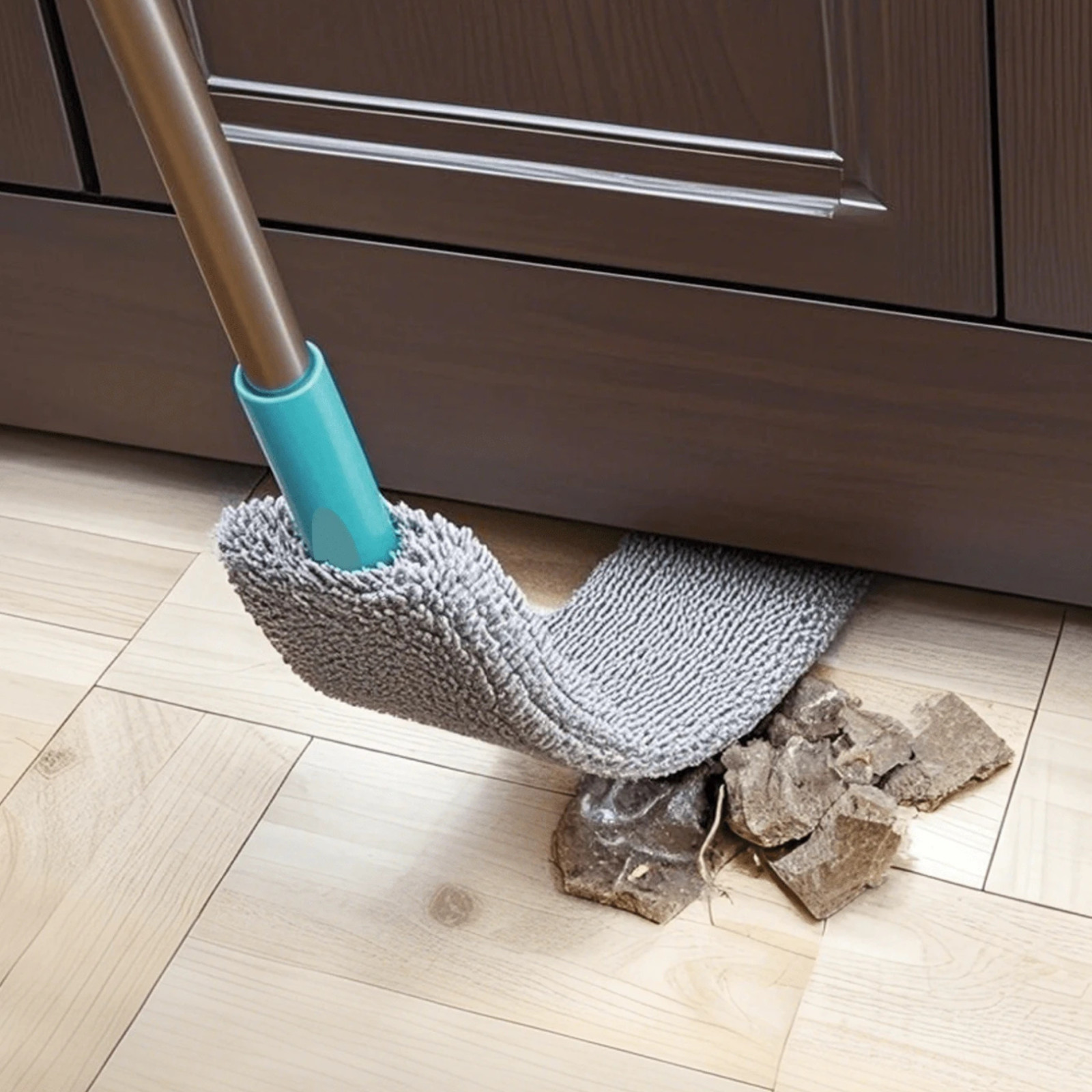 Microfiber Dusting Brush with Extension Rod Washable Extendabl Dust Duster Brush