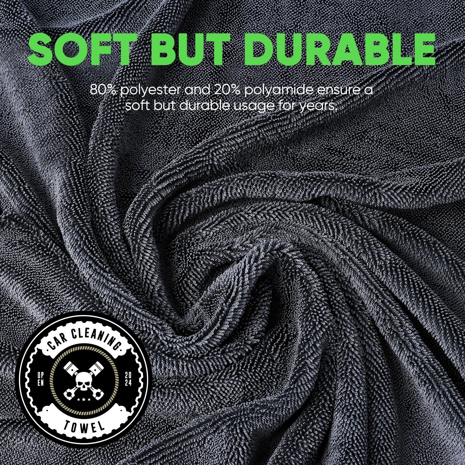 Extra Large Microfiber Towels 2-Pack (35″x24″) Ultra Absorbent Car Drying Cloths