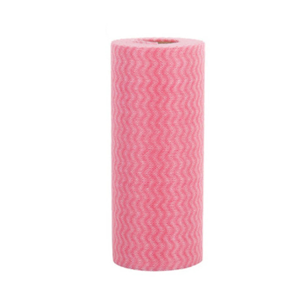 50 Count/Roll Cleaning Towels Reusable Cleaning Cloth Dish Rags Kitchen Paper To