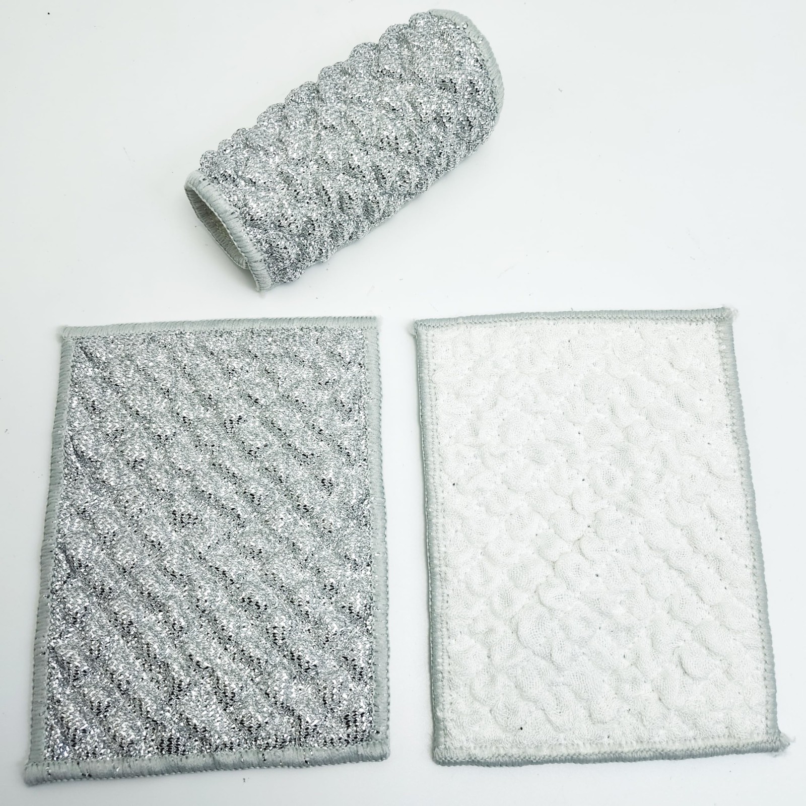 New thickened double-sided metal wire dishwashing cloth, suitable for both dr…
