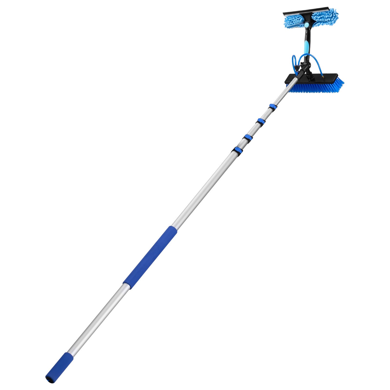Uimoso Solar Panel Cleaning Kit with 24 ft Water Fed Pole and Brush System