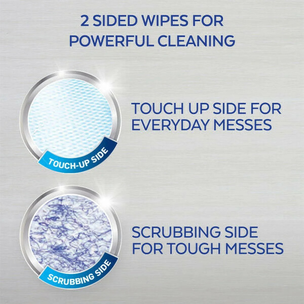Lysol Dual Action Cleaning Wipes, Citrus Scent, Scrubbing & Soft, 75 Ct, 2 Pack