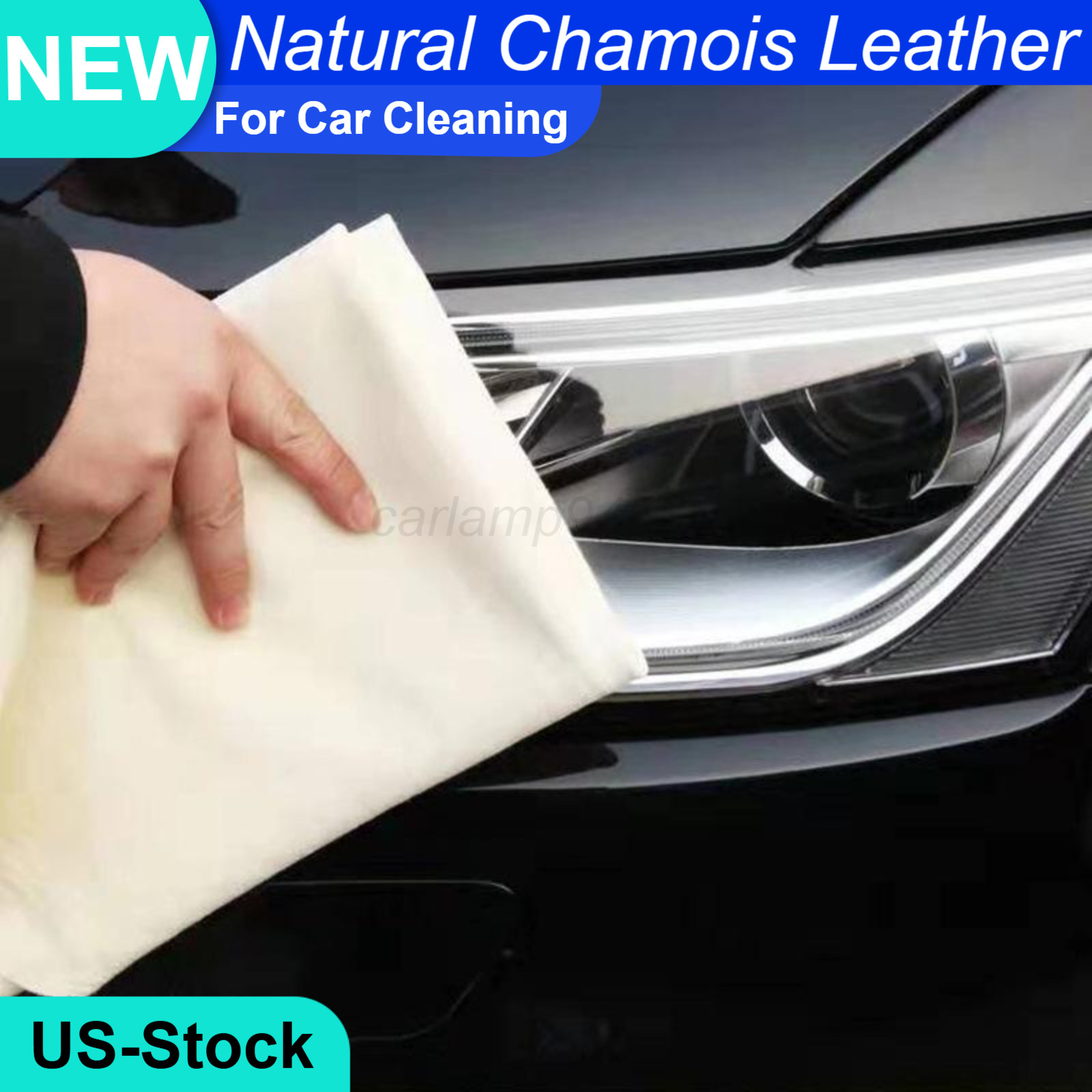 Natural Chamois Leather Car Cleaning Cloth Washing Absorbent Drying Shammy Towel