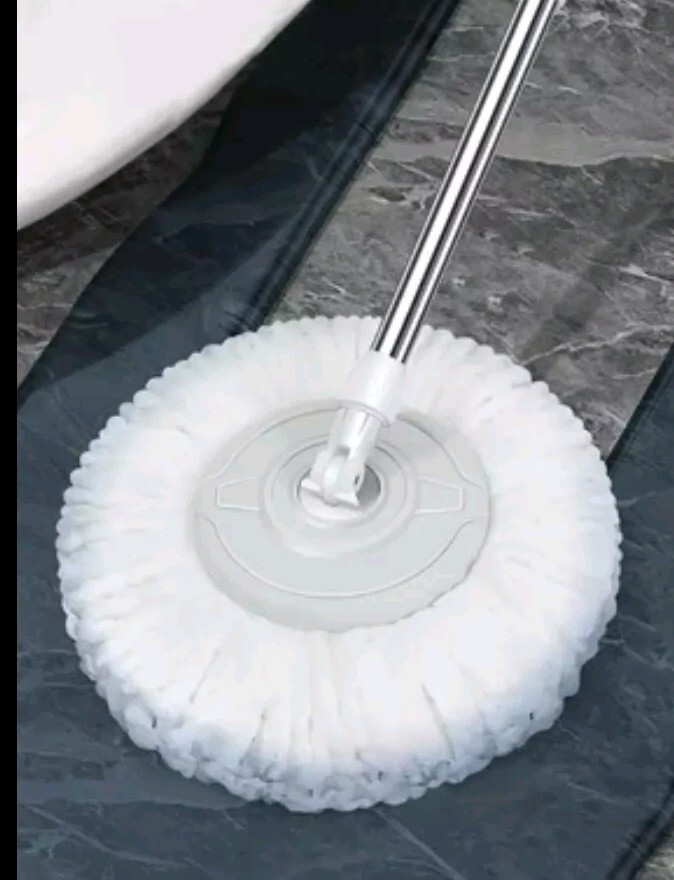 SIMPLI-MAGIC Spin Mop and Bucket with Wringer Set, Mop Bucket Cleaning System