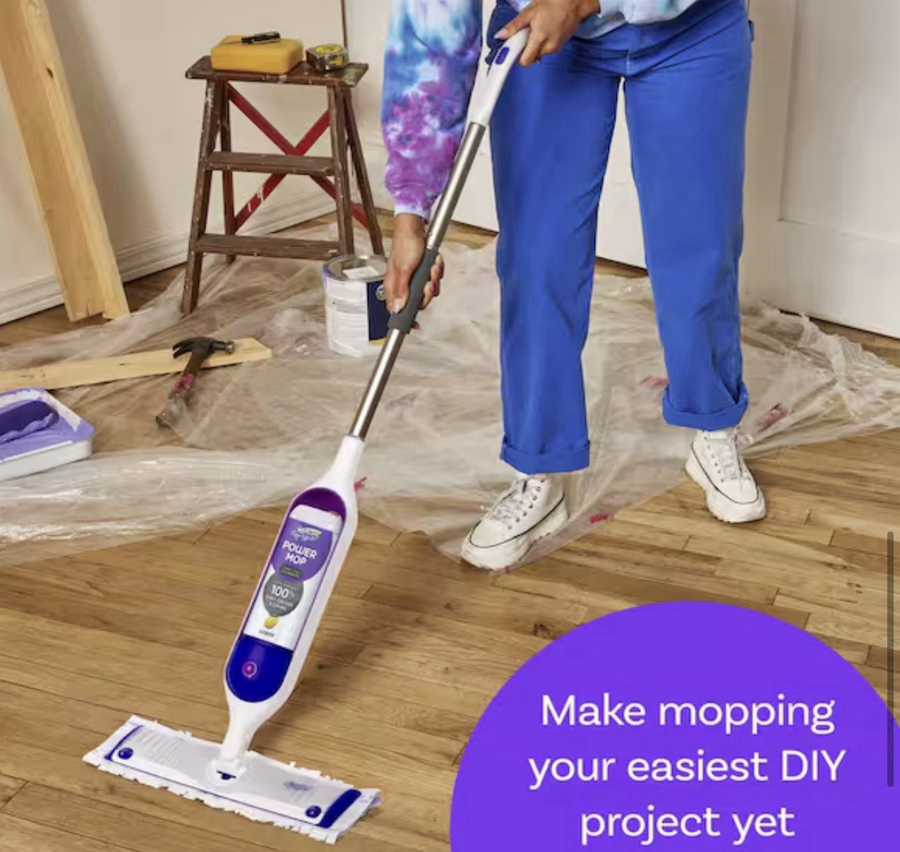 Swiffer Power Mop Refill Solution, Lemon Scent, 25.3oz X 2