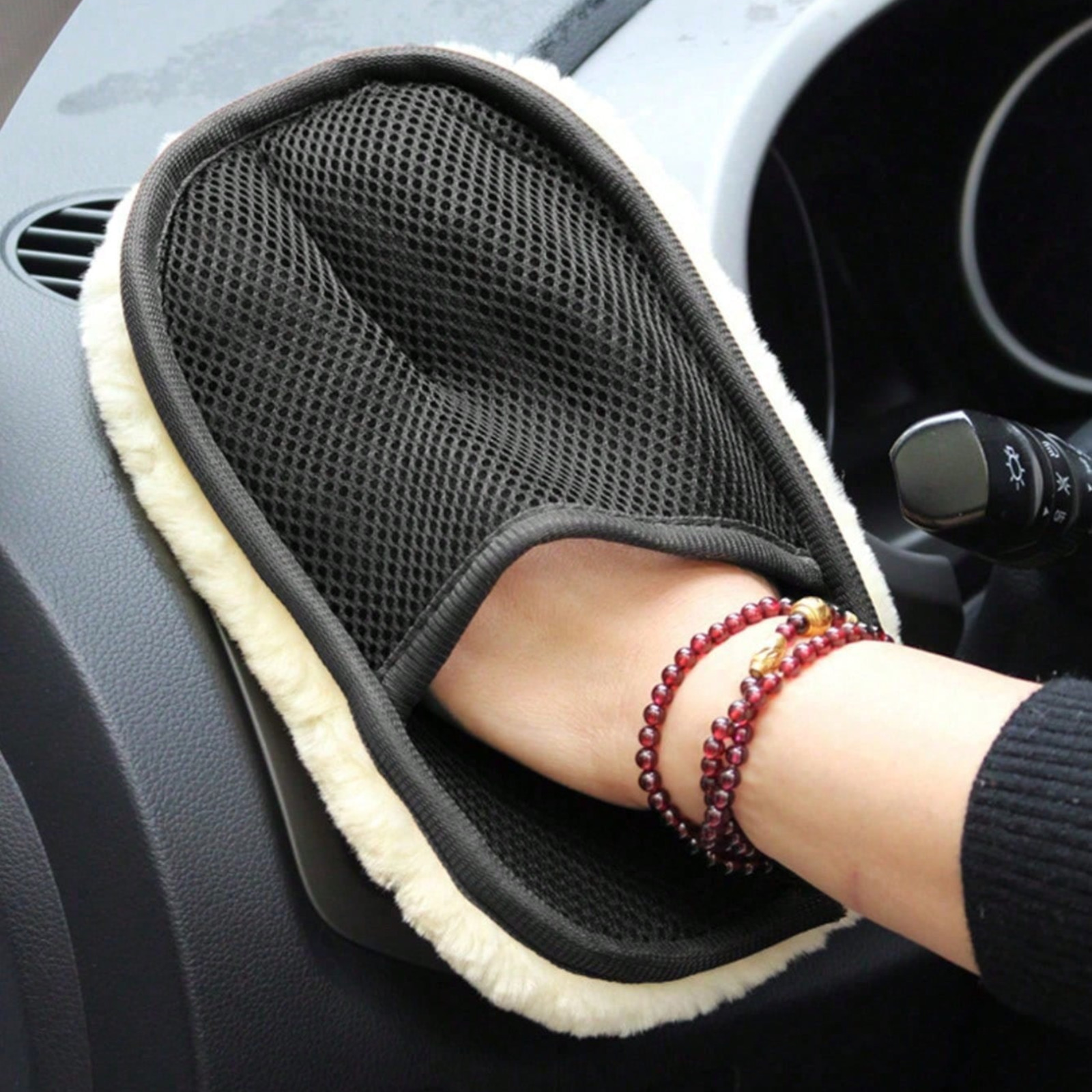Auto Car Washing Glove Microfiber Woolen Soft Cleaning Glove For Car Polishing
