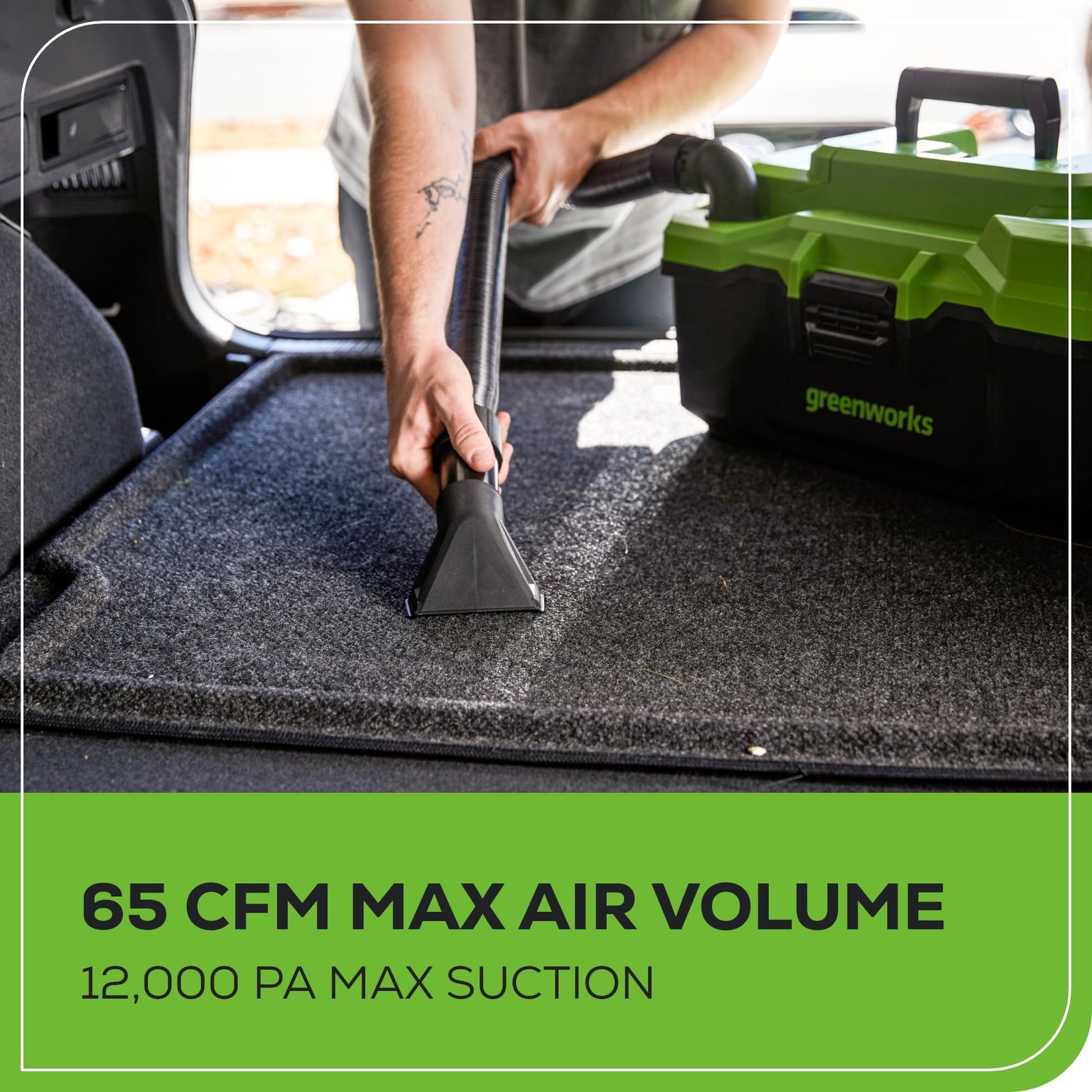 Greenworks POWERALL 24V Cordless Brushless 3Gal Wet/Dry Vac with 4Ah Battery and