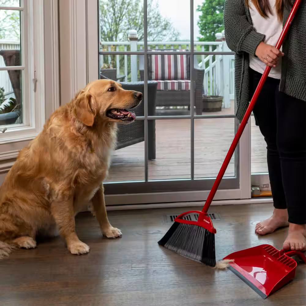 Power Corner Pet Pro Angle Broom with Step on Dust Pan (3-Pack) Free Shipping Ne
