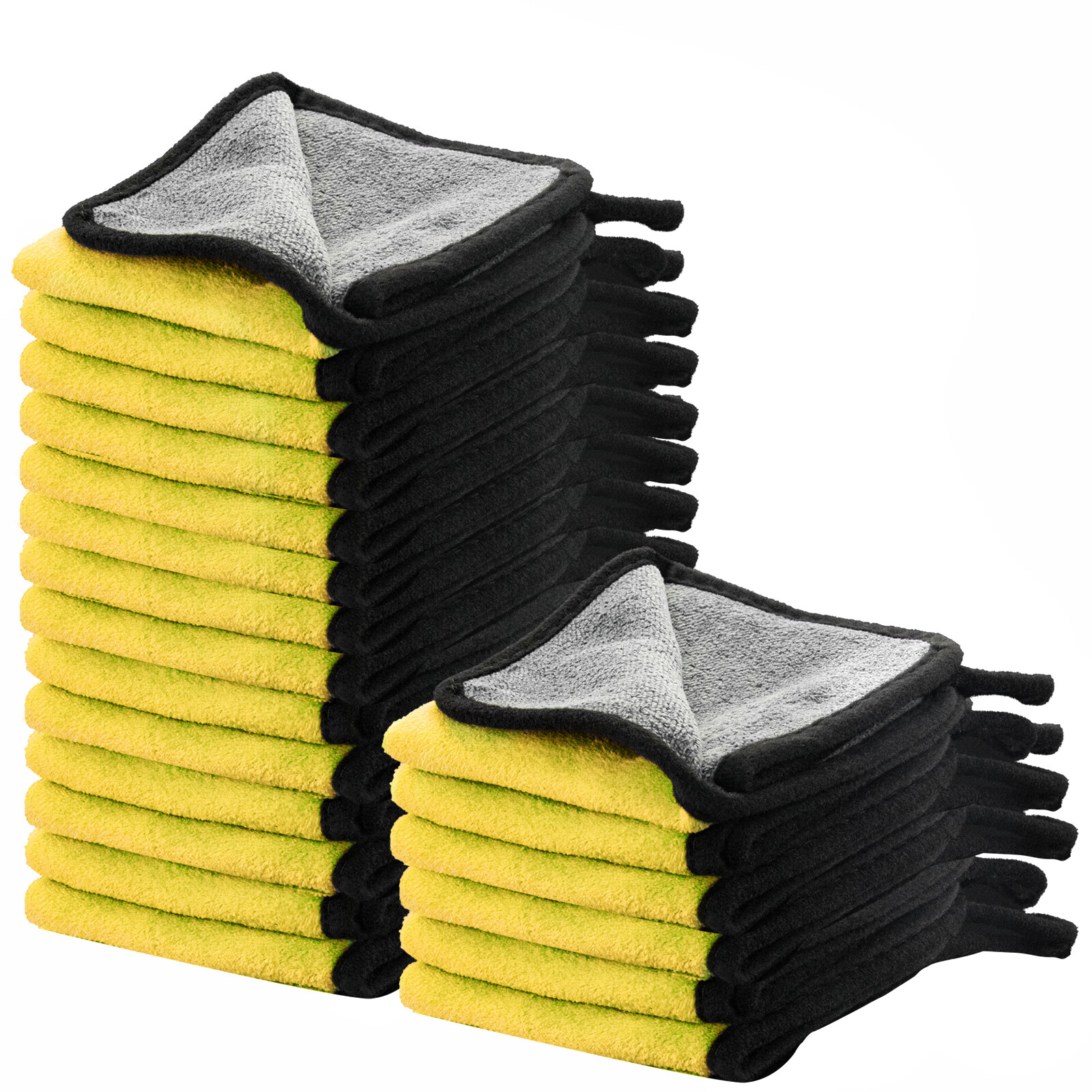 Microfiber Cleaning Cloth Towel Rag Car Polishing Detailing No-Scratch Set of 10