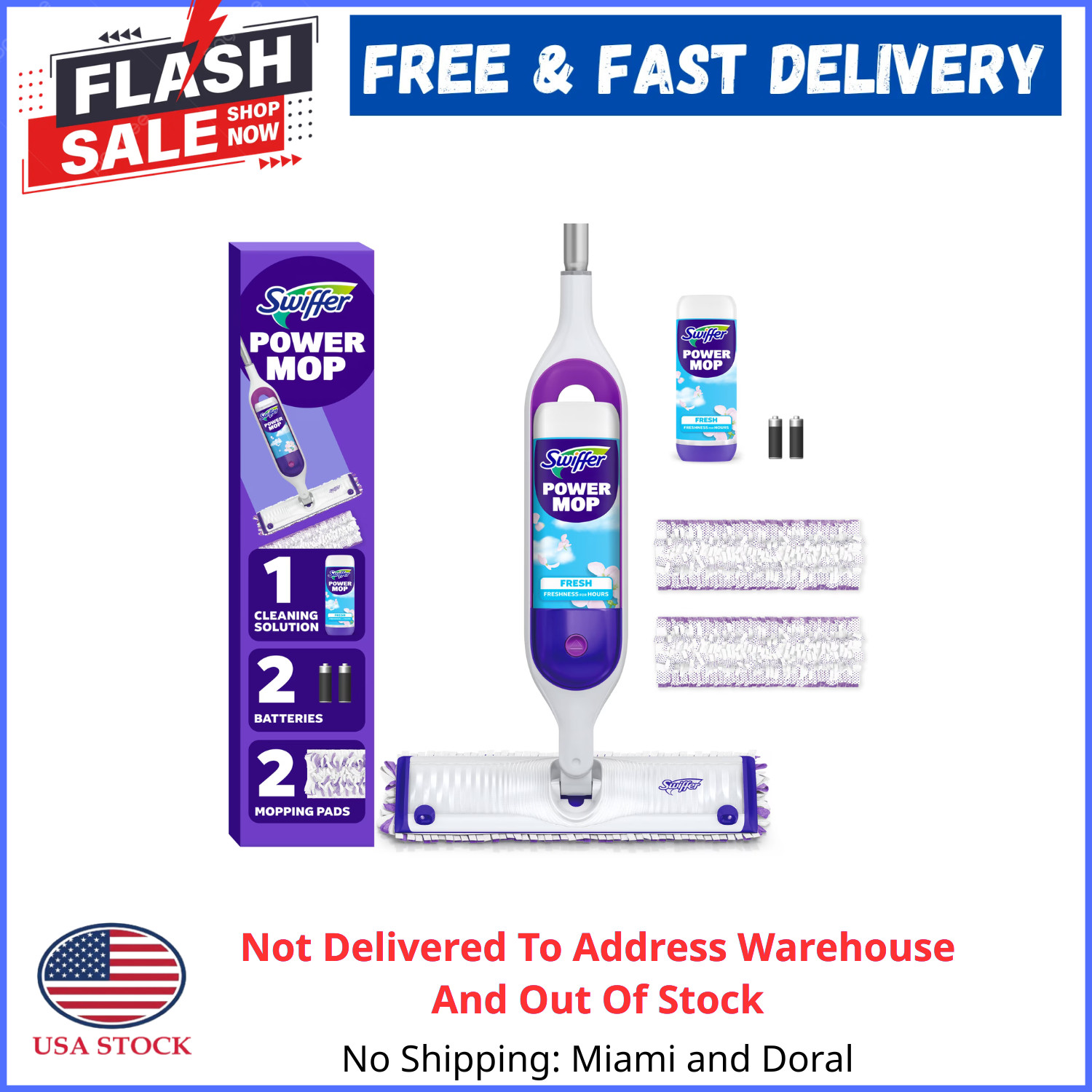 Power Mop, Floor Cleaner, Tile, Vinyl, Laminate, Wood, Floor Cleaner, Cleaning S