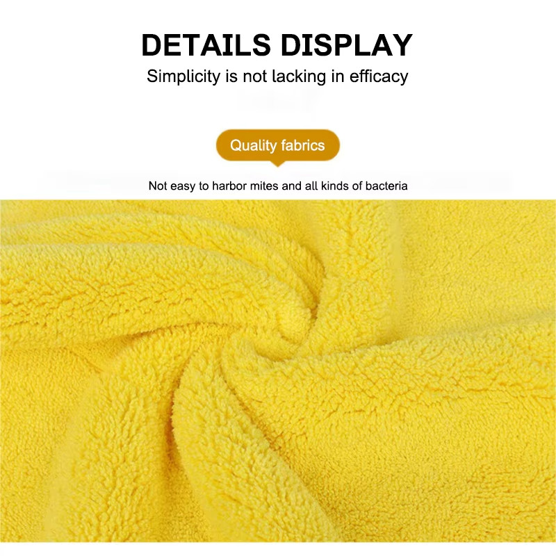 30X60CM Microfiber Car Wash Drying Towel Absorbent Detailing Cleaning Cloth