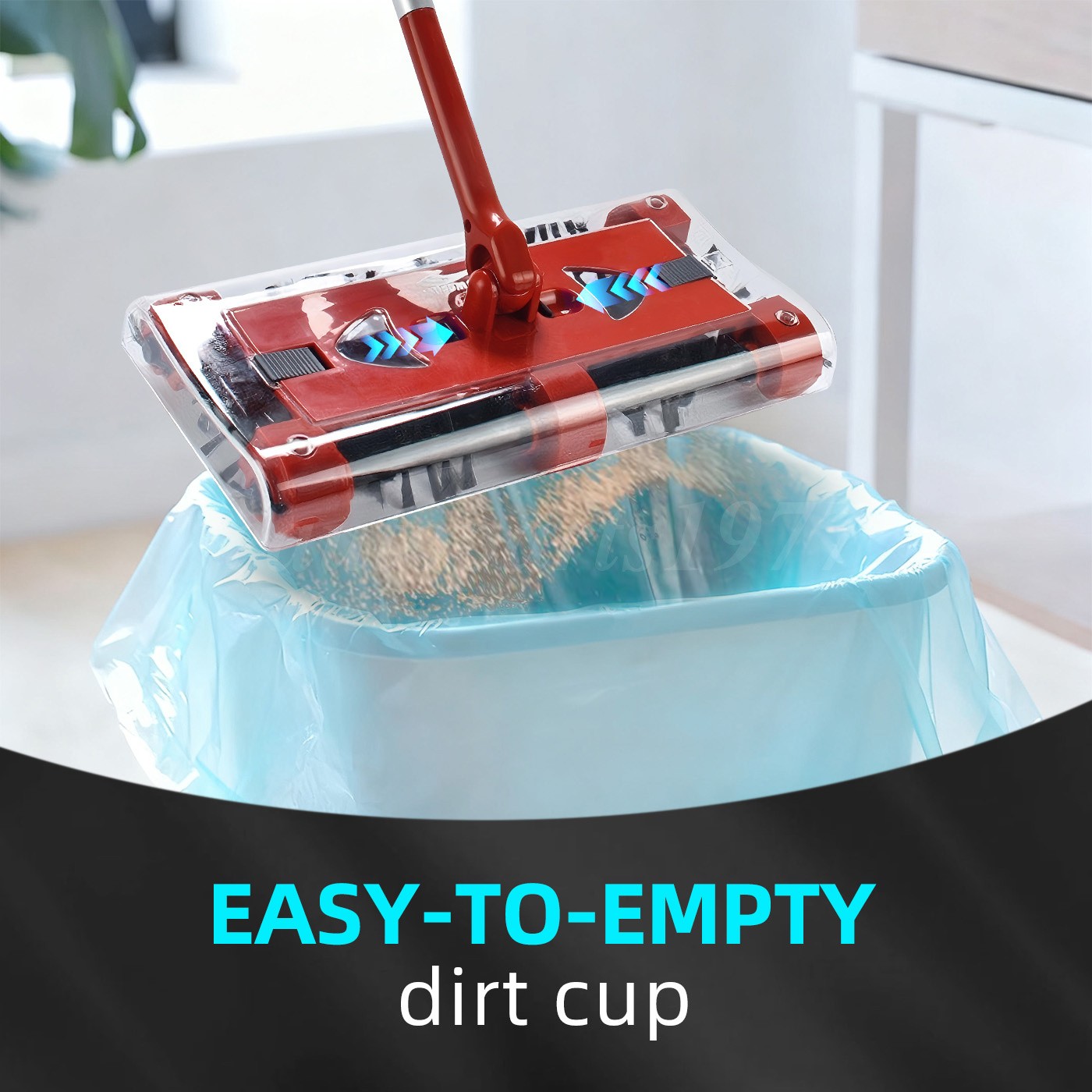 Floor Sweeper Cordless Electric Rechargeable Floor&Carpet Vacuum Cleaner Handle